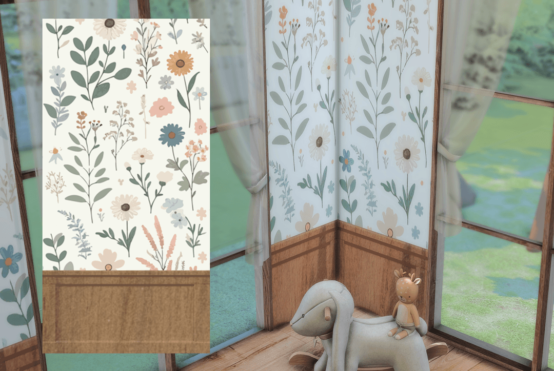 Скриншот мода Обои Rustic Flower Wallpaper